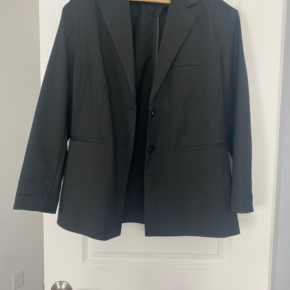 H&M Elegant Black Oversized Women Blazer